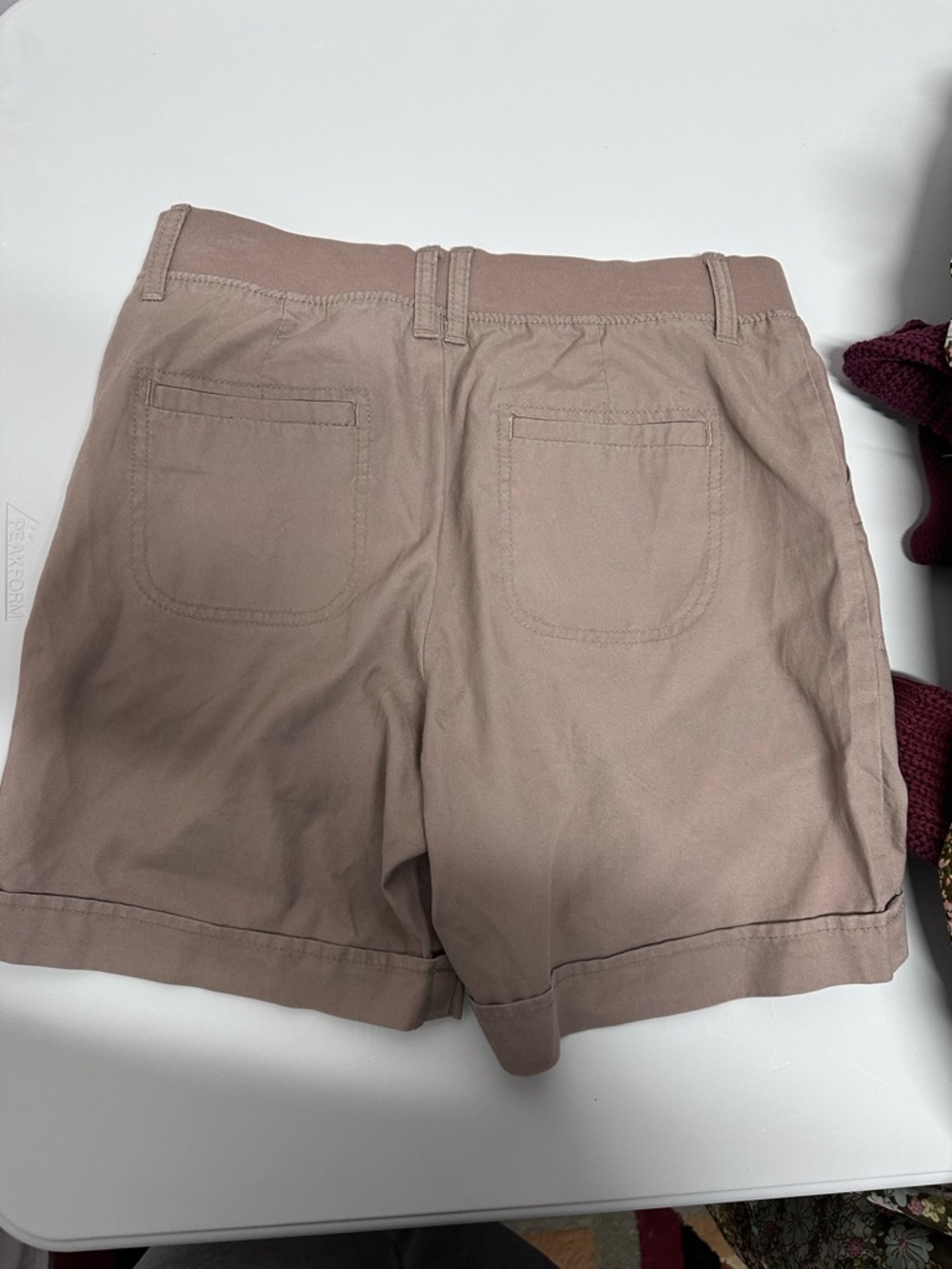 Lee Women's Relaxed Shorts in Taupe - Picture 5 of 5